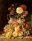 Pauline Koudelka-Schmerling Stilleben Mit Obst Und Blumen painting